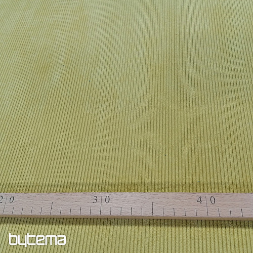 tkanina obiciowa RIB OCHER musztarda