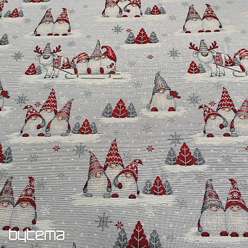 Tkanina gobelinowa ŚWIĄTECZNE ELWY