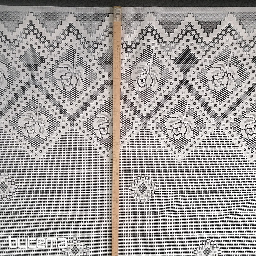 Zasłona żakardowa 86759/300 biała