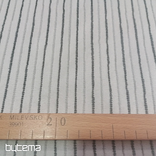 Tkanina dekoracyjna Szare paski