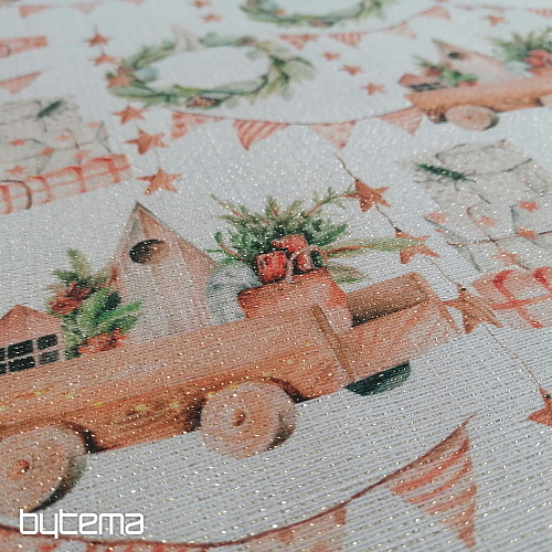 Świąteczna zabawka dekoracyjna z tkaniny