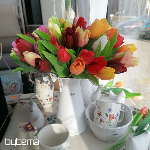 Tulipany mieszają kolory