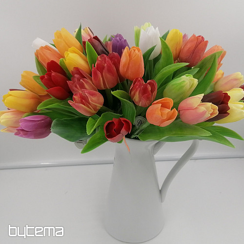 Tulipany mieszają kolory