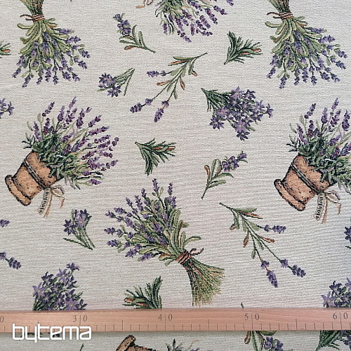 Tkanina gobelinowa LAVANDER ALLOVER