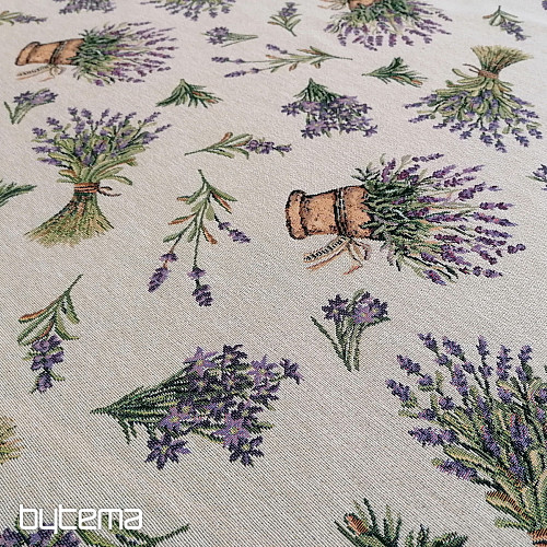 Tkanina gobelinowa LAVANDER ALLOVER