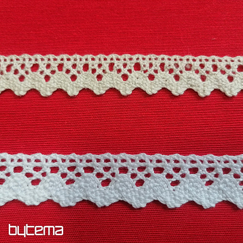 Koronka bawełniana 5420 16mm kremowy mat