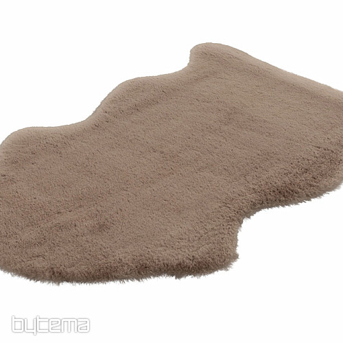 Nowoczesny dywan COSY 500 szarobrązowy