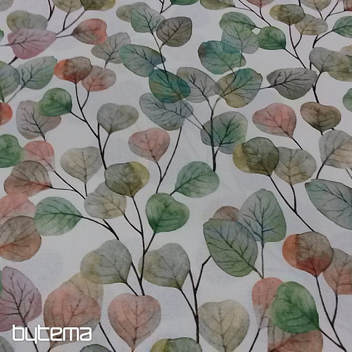 Tkanina dekoracyjna AUTUMN III zielona