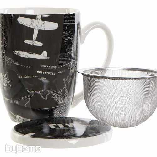Zestaw do herbaty z sitkiem lotniczym 300 ml