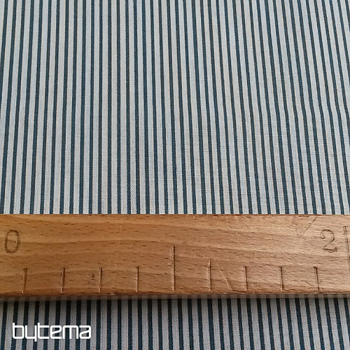 Tkanina bawełniana STRIP niebieski