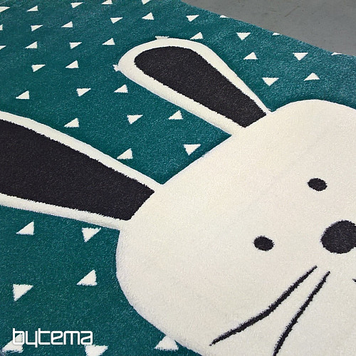 Dywan dziecięcy PASTEL Bunny turkusowy