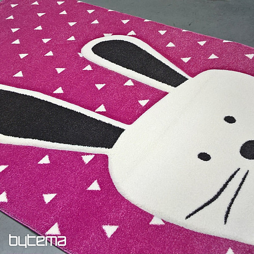 Dywan dziecięcy PASTEL Bunny różowy