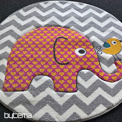 Dywan dziecięcy PASTEL Elephants